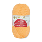 Мериносовая  (50% меринос+50% акрил) 100гр. 200м №075 желтая роза