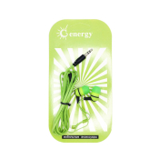 Наушники AUDIO ENERGY ZY-2217 внутриканальные, зелёные