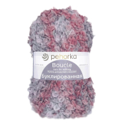 Буклированная (30% мохер + 20% шерсть + 50% акрил) 200гр. 220м  №1590 чувство вкуса