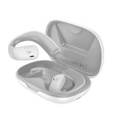 Наушники HOCO EQ4 TWS Bluetooth 5.3, беспроводные, внутриканальные с заушиной, индикатор, белые