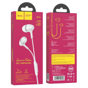 Наушники HOCO M76, внутриканальные, с микрофоном, белые