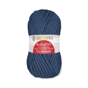 Осенняя (25% шерсть + 75% пан) 200гр. 150м №255 джинсовый