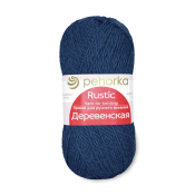 Деревенская (100% шерсть) 100гр. 250м. №255 джинсовый Деревенская (100% шерсть) 100гр. 250м. №255 джинсовый