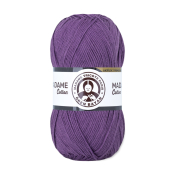 Madame Cotton (49% хлопок + 51% акрил) 100гр. 280м. №021 Темно фиолетовый