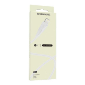 Кабель BOROFONE BX18 Lightning, 2,0м, белый