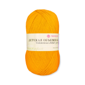 Детская объёмная (100% микрофибра) 100гр. 400м №012 желток