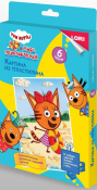 Пкк-002 Картина из пластилина Три кота "Карамелька"