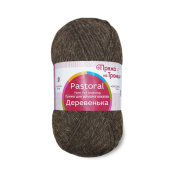 Деревенька (100% шерсть) 100гр. 170м. №0251 коричневый