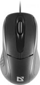 Мышь DEFENDER Standart MB-580, USB, 1000dpi, чёрная