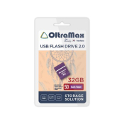 Флеш-карта OLTRAMAX 32GB 50, Mini, USB 2.0, фиолетовая