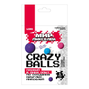Опи-005 Химические опыты Crazy balls Мир пикселей "Голубые, розовые, фиолетовые"