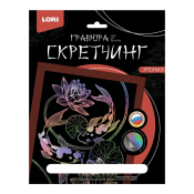 Гр-745 Гравюра Япония "Карпы кои"