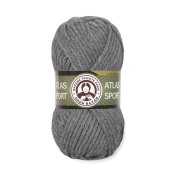 Atlas Sport (100% акрил) 100гр. 65м. №008 Угольно серый
