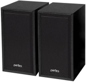 Колонки PERFEO PF-4327-WD Cabinet, 2x3W, USB, чёрное дерево
