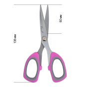 Ножницы металлические Maxwell S210452T Premium 135мм, для рукоделия