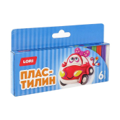 Пл-018 Пластилин Детский, 6 цветов по 15 гр.