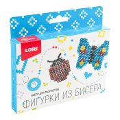 Бис-099 Фигурки из бисера Брелоки"Божья коровка, бабочка"