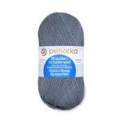 Кроссбред Бразилии (50% меринос + 50% акрил) 100гр. 500м №174 стальной