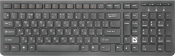 Клавиатура DEFENDER UltraMate SM-535, USB, беспроводная, мультимедийная, чёрная