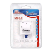 КартРидер SMARTBUY SBR-700-W USB 3.0, универсальный, белый