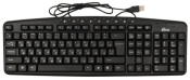 Клавиатура RITMIX RKB-141, USB, мультимедийная, влагоустойчивая, чёрная