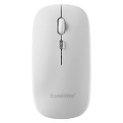 Мышь SMARTBUY SBM-731DW, беспроводная, USB+BT, 1600dpi, бесшумная, с подсветкой, белая