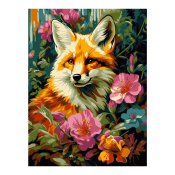 Кпн-339 Картина по номерам Lori 20х28,5 "Лисица"