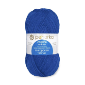 Ангорская тёплая (40% шерсть + 60% акрил) 100гр. 480м №026 василек