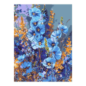 Кпн-413 Картина по номерам Lori 28,5х38 "Полевые цветы"