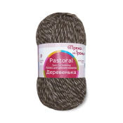 Деревенька (100% шерсть) 100гр. 170м. №1579 мулине(коричневый/серый/коричневый)