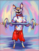 Картина по номерам 40х50 На спорте МСА1884