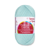Пушинка (50% Козий пух + 50% шерсть) 50гр. 225м. №0765 аквамарин