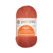 Жемчужная (50% хлопок + 50% вискоза) 100гр. 425м №031 терракот