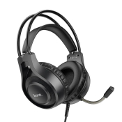 Наушники HOCO W106 полноразмерные, с микрофоном, игровые, черные