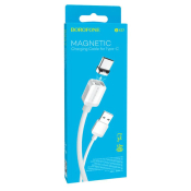 Кабель BOROFONE BX57 Type-C, 1,0м, магнитный, белый