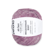 Воздушный кант (35% мериносовая шерсть + 65% бамбук) 50гр. 150м №1619 снежная слива