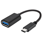 Переходник (Адаптер) Type-C - USB, M-F, OTG, WALKER, белый