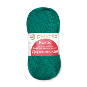 Деревенская (100% шерсть) 100гр. 250м. №573 т.изумруд