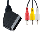 Кабель аудио-видео PERFEO SCART - 3RCA, M-M, 2,0м, (S8101)