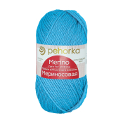 Мериносовая  (50% меринос+50% акрил) 100гр. 200м №223 св.бирюза