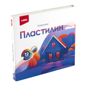 Плк-014 Пластилин Классика, 12 цветов по 20 гр.