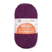Бисерная (100% объёмный акрил) 100гр. 450м №191 ежевика
