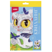 Квл-039 Квиллинг панно "Кошечка"