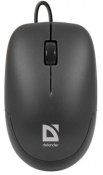 Мышь DEFENDER Datum MM-010, USB, 1000dpi, чёрная