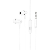 Наушники BOROFONE BM69, внутриканальные, с микрофоном, белые