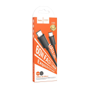 Кабель HOCO X88 Type-C - Type-C, 1,0м, PD60W, черный