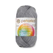 Детский хлопок (100% мерсеризованный хлопок) 100гр. 330м №393 св.моренго