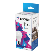 Лампа э/сб КОСМОС  LED A60 11W/90W E27 4500К 880лм груша