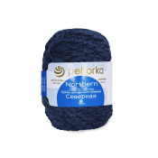 Северная (30% ангора + 30% полутонкая шерсть + 40% высокообъемный акрил) 50гр. 50м №004 темн.синий