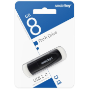 Флеш-карта SMARTBUY  8GB Scout, USB 2.0, чёрная